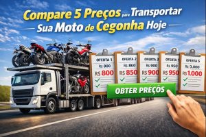 transporte de moto cegonha precos