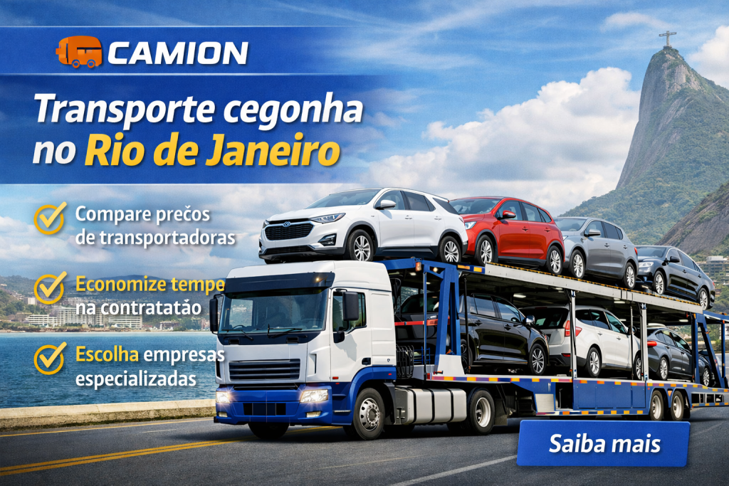 Transporte de veículos em caminhão cegonha no Rio de Janeiro – RJ