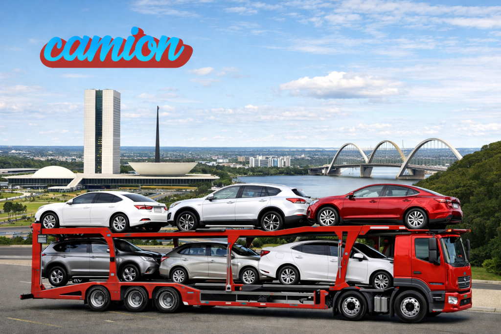 Transporte de veículos no caminhão cegonha em Brasília - DF 